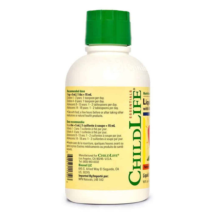 Calcio con Magnesio para Niños, Liquido (16 fl oz/473ml), Child Life