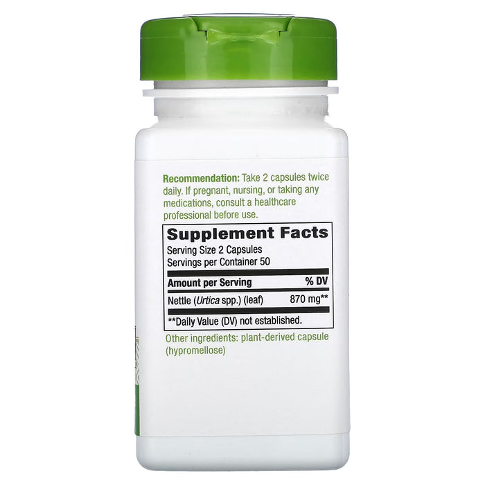 Hoja De Ortiga 870mg (100 veg caps), Nature's Way