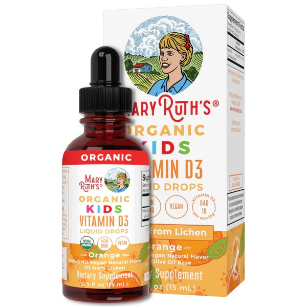 Vitamina D3 Para Niños Orgánica, Liquida (0.5 fl oz/15ml), Mary Ruth´s