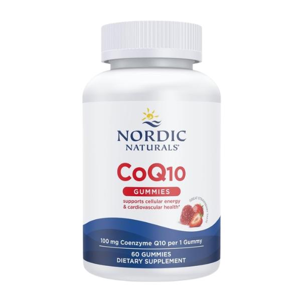 Gomitas de CoQ10 Sabor Fresa (60 gomitas), Nordic Naturals