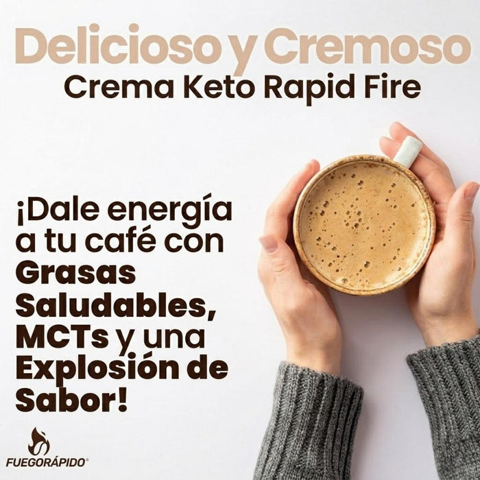 Crema para Café KETO Rapid Fire® (240 g), Windmill