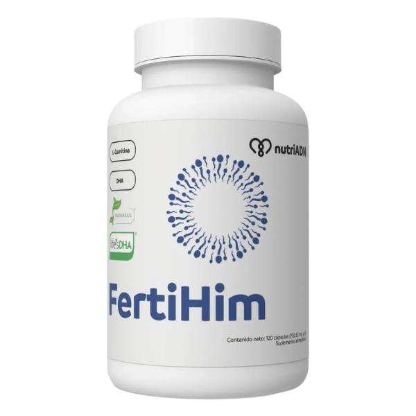 L-Carnitina 1300 mg + CoQ10 400 mg + NAC 400 mg + DHA 400 mg - FertiHim