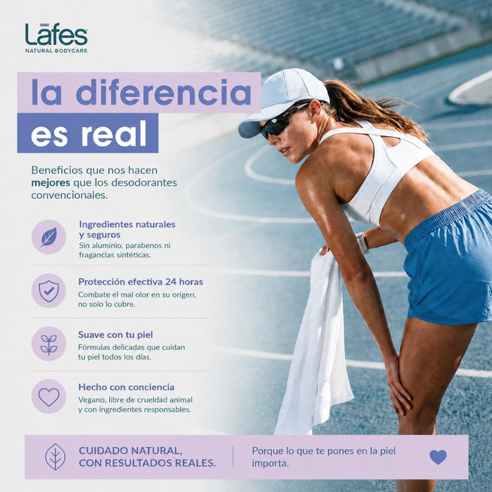 Desodorante Roll-On Lavanda + Aloe (3 oz / 88 ml), Lafe's