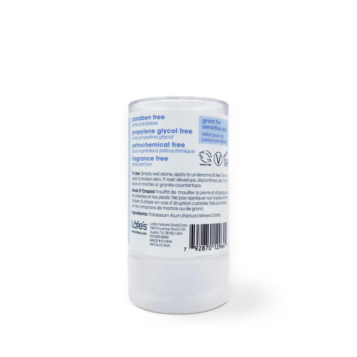 Desodorante Piedra de Cristal Mineral (4.25 oz / 120 g), Lafe's