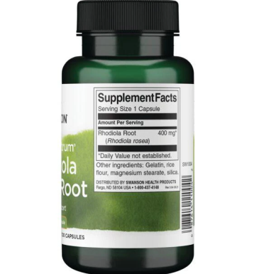 Swanson Rhodiola Rosea Root 400 MG (100 CAPS)/ Rhodiola Rosea Root