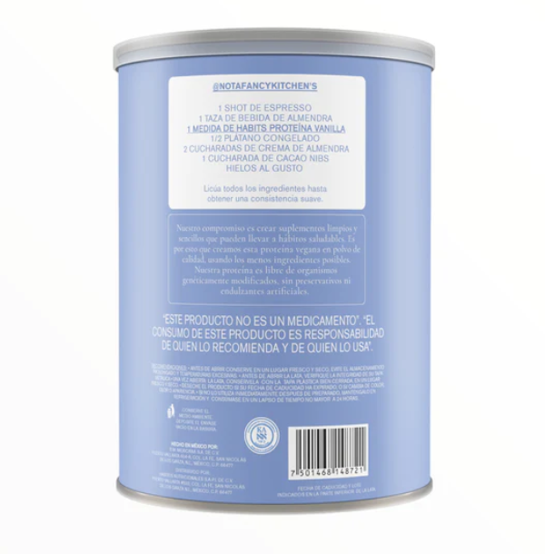 Proteina Probiotica sabor Vainilla (488 g), Habits