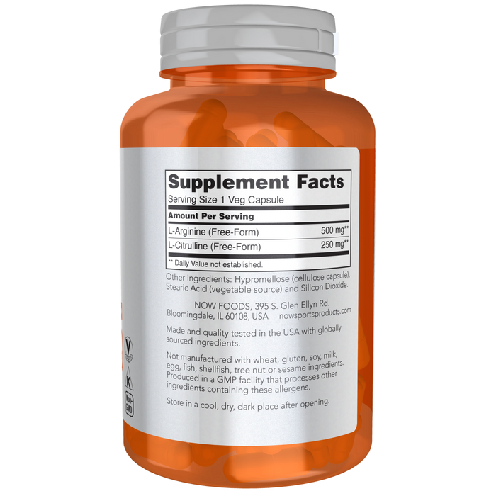 Arginine &amp; Citrulline 500 mg / 250 mg /Arginine &amp; Citrulline 500 mg / 250 mg (120 VCAPS)