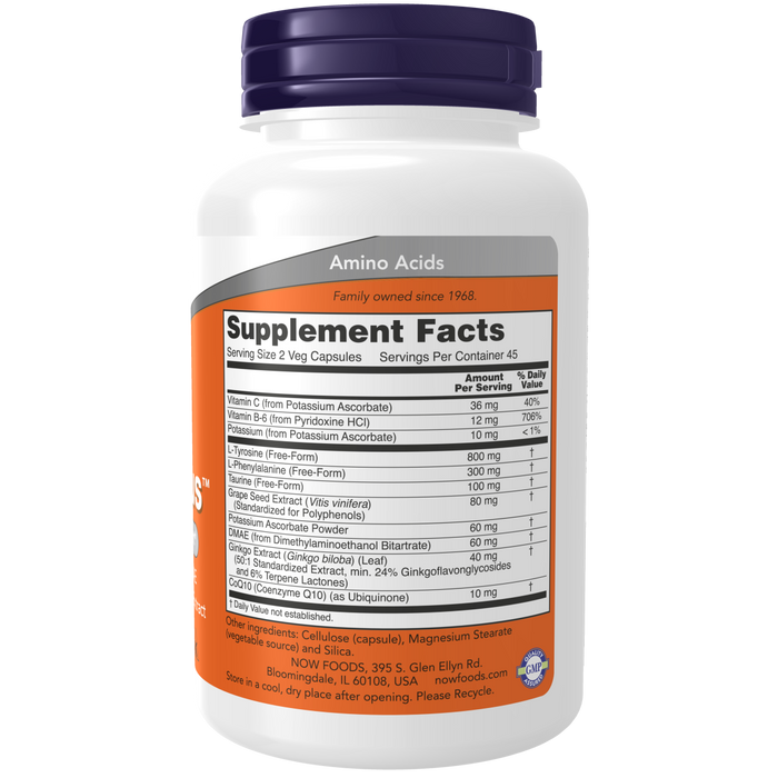 True Focus™ Aminoacidos para el Enfoque Mental (90 veg caps)