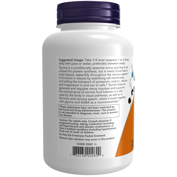 Pure Taurine Powder (8oz/227gr) / Taurine Pure Powder