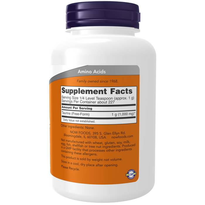 Pure Taurine Powder (8oz/227gr) / Taurine Pure Powder