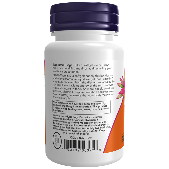 Vitamin D-3 5000 IU (120 softgels) / Vitamin D3 5000 IU