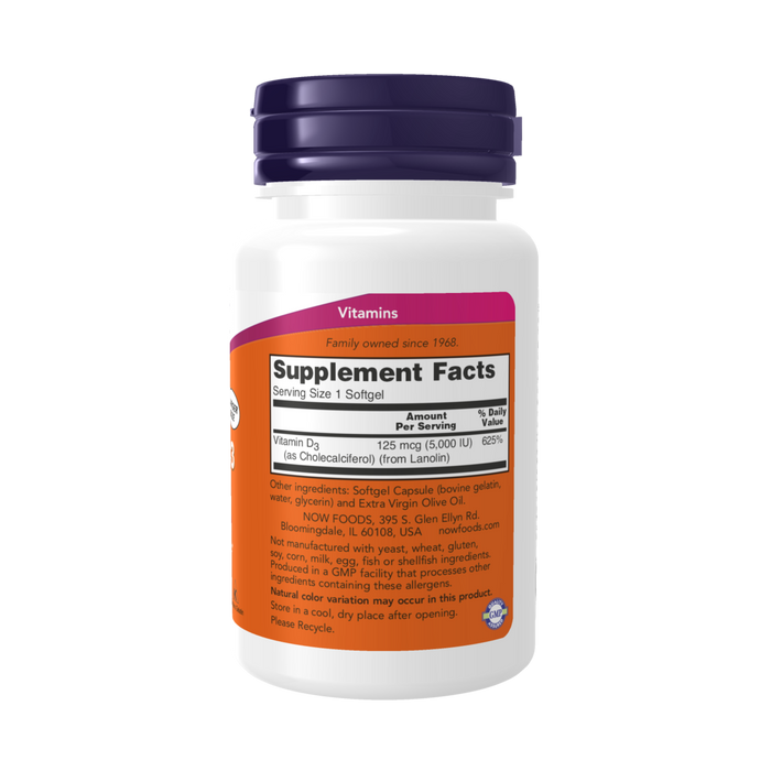 Vitamin D-3 5000 IU (240 SOFTGELS)/ Vitamin D-3 5000 IU