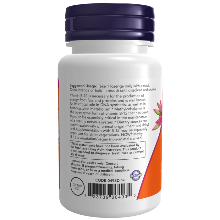 Metilo B12 5,000 mcg (120 pastillas)