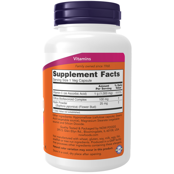 Vitamin C 1000 with Bioflavonoids (100 VegCaps)/ Vitamin C-1000 Bioflavonoids