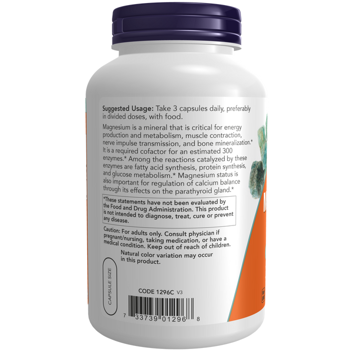Magnesium Citrate 400mg (240 Veg Caps)/ Magnesium Citrate Veg Capsules