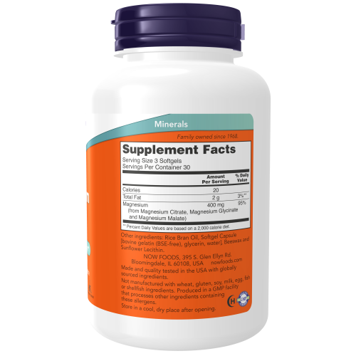 Magnesium Citrate 400mg (90 softgels) / Magnesium Citrate (Softgels)