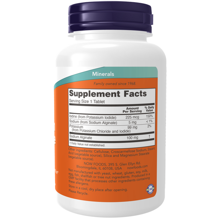 Potassium 99 mg plus iodine (180 Tabs) / Potassium plus Iodine