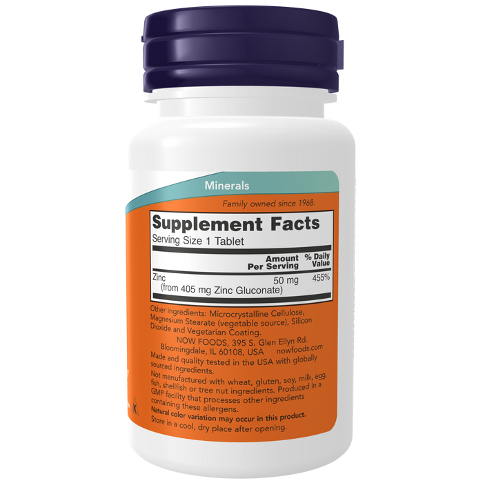 Zinc 50mg (100 TB) Gluconate