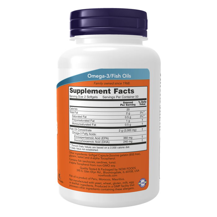 Omega 3 1000mg(100 Softgels)