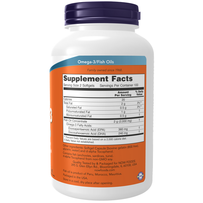 Omega-3 Molecularly Distilled (200 Softgels)/Omega-3, Molecularly Distilled Softgels