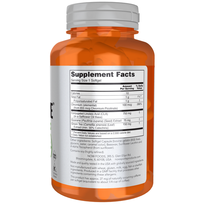 CLA EXTREME, Control de Peso (90 softgels), NOW