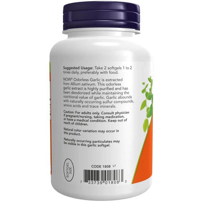 Odorless Garlic (250 Softgels)/ Odorless Garlic Softgels