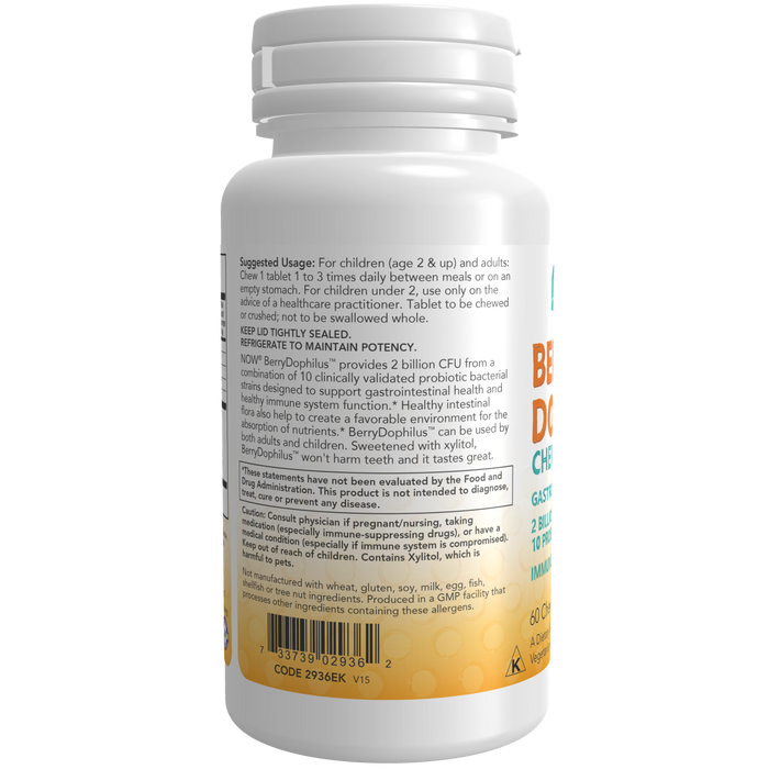 Probiotics 10 2billions for Kids (60 chewables) / BerryDophilus Kids