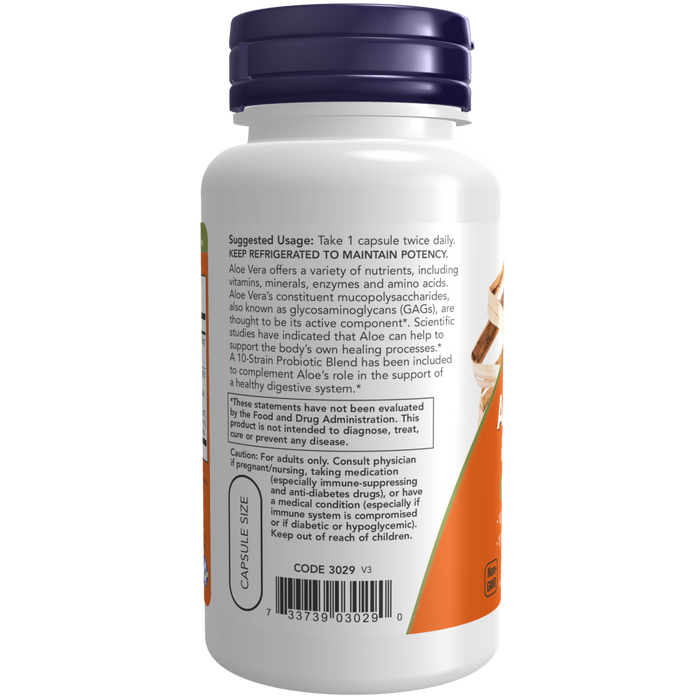 Aloe 10,000 &amp; Probiotics (60 Veg Caps) /Aloe 10,000 &amp; Probiotics