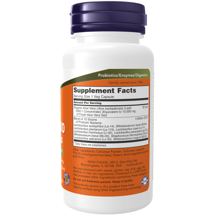 Aloe 10,000 &amp; Probiotics (60 Veg Caps) /Aloe 10,000 &amp; Probiotics