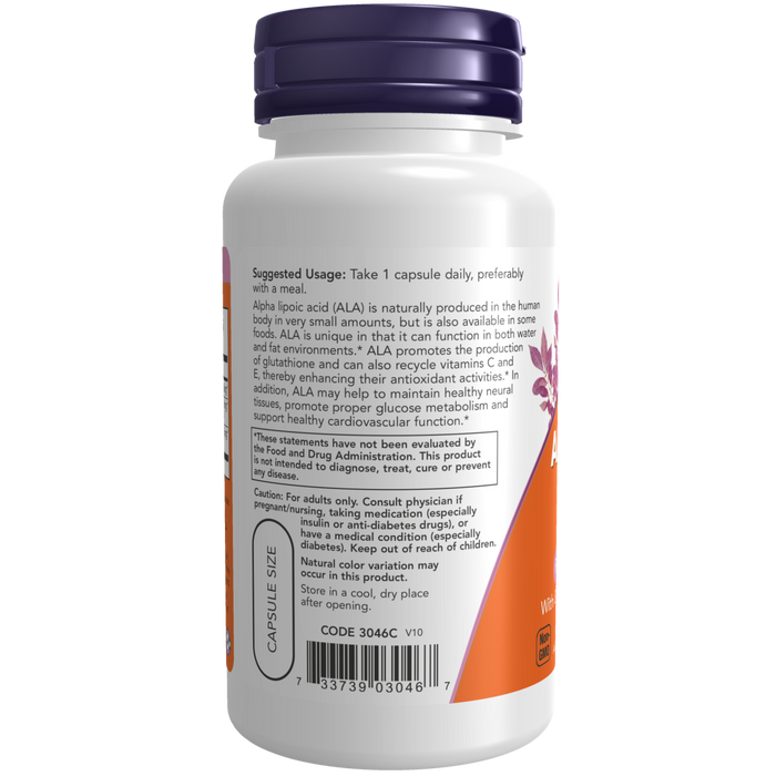 Acido Alfa Lipoico 600 mg (60 veg caps)