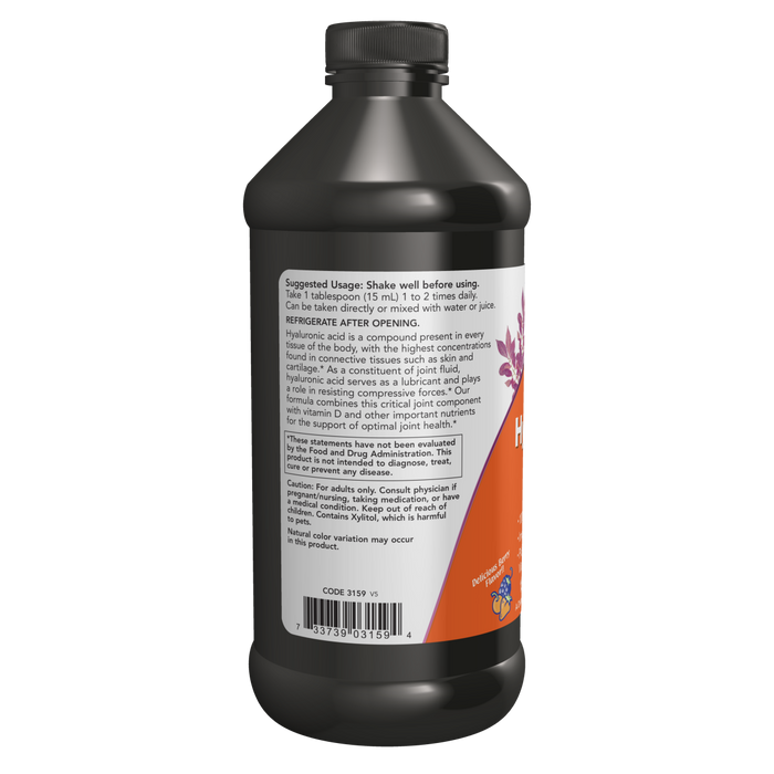 Hyaluronic Acid 100 mg (16 fl oz) /Hyaluronic Acid 100 mg Liquid