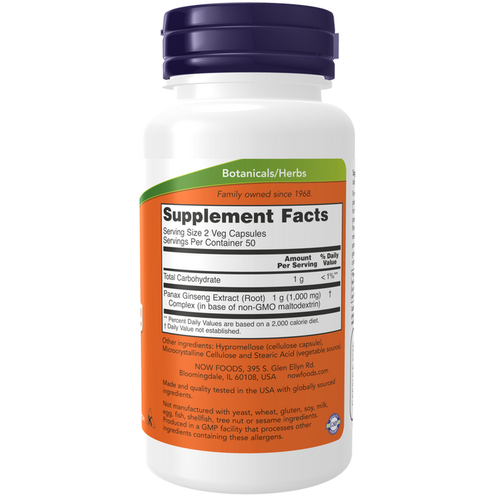 Panax Ginseng Extract 1000mg (100 VCAPS) /Panax Ginseng Extract