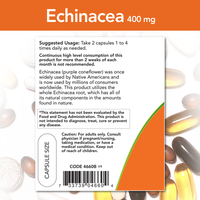 Echinacea 400 mg (100 Veg Caps) / Echinacea 400 mg