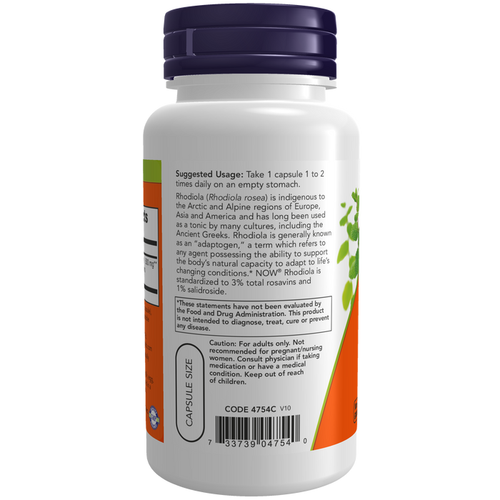 Rhodiola (60 VegCaps)/ Rhodiola 500mg Extract 3%