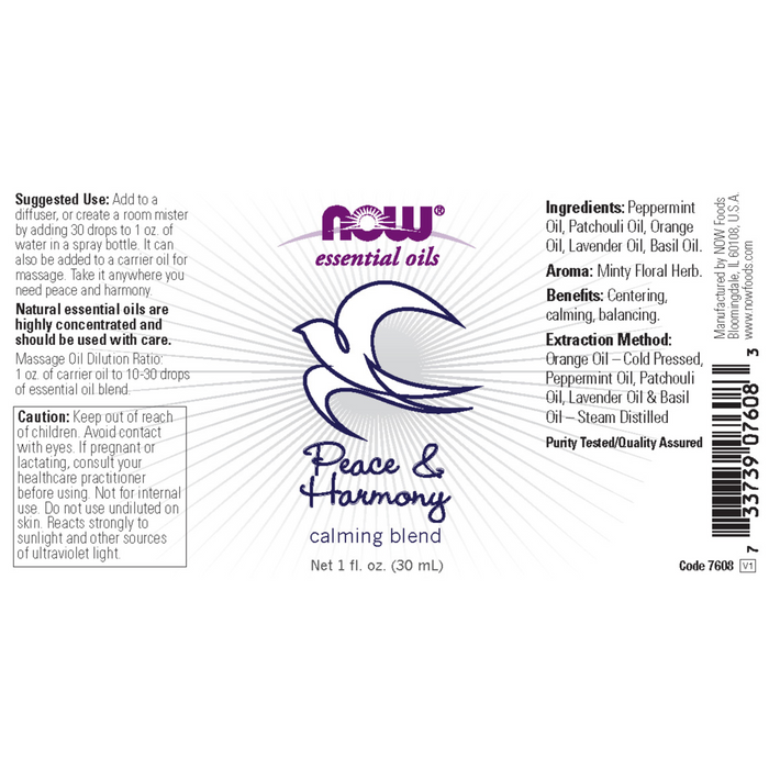 Peace &amp; Harmony Oil Blend (30ml)/Peace &amp; Harmony Oil Blend