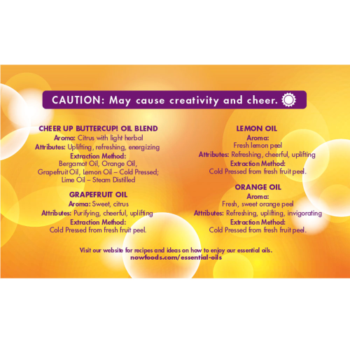 Invigorating Essential Oils Kit (4bottles/10ml) / Put Some Pep in Your Step Essential Oils Kit