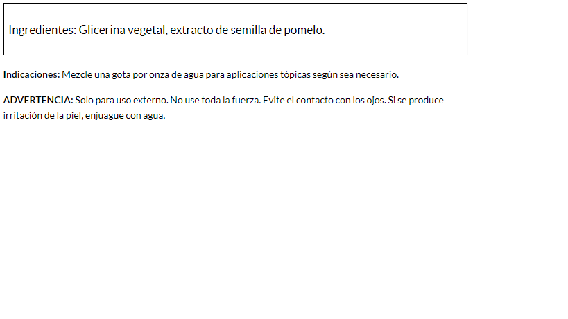 OFERTA 25% Extracto Líquido de Semilla de Toronja (1 fl oz/29.6 ml), Swanson