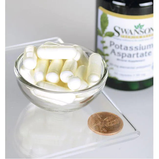 Potassium aspartate 60 capsules of 100 mg (Swanson)