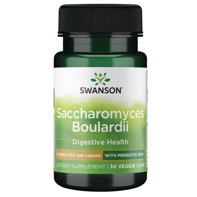 Swanson Probiotics - Saccharomyces Boulardii 30caps of plant origin