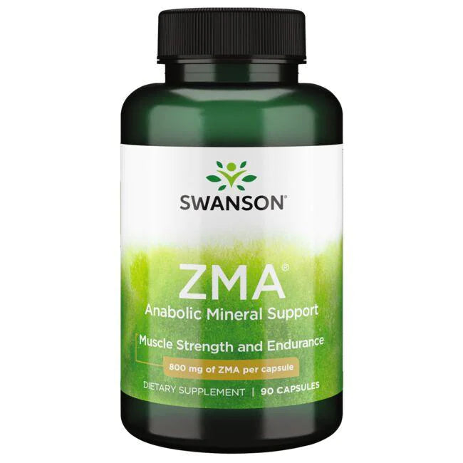 ZMA Soporte Mineral Anabólico 800mg (90 caps), Swanson