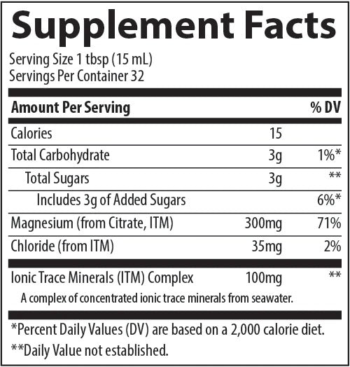 Magnesio 300mg Liquido (16 fl oz/473ml), Trace Minerals