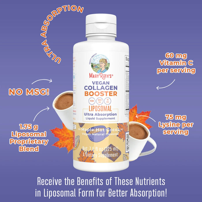 Vegan Liposomal Collagen Booster 8oz/225ml/Vegan Collagen Booster Liposomal
