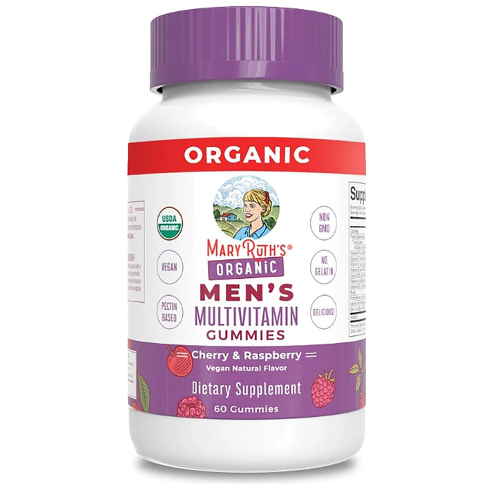 Men's Organic Multivitamin Gummies 60 Gummies Mary Ruth