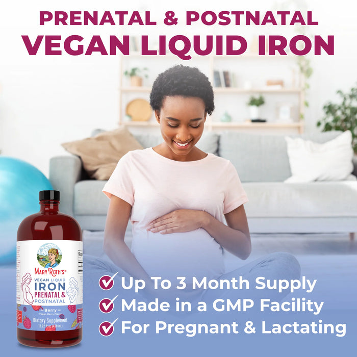 Hierro Prenatal y Posnatal, Líquido (16 fl oz/473ml), Mary Ruth´s