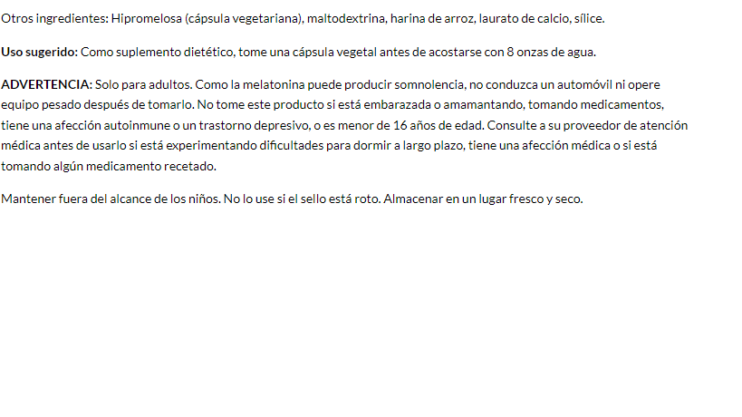 Sleep Essentials Con Gaba y Melatonina (60 veg caps), Swanson